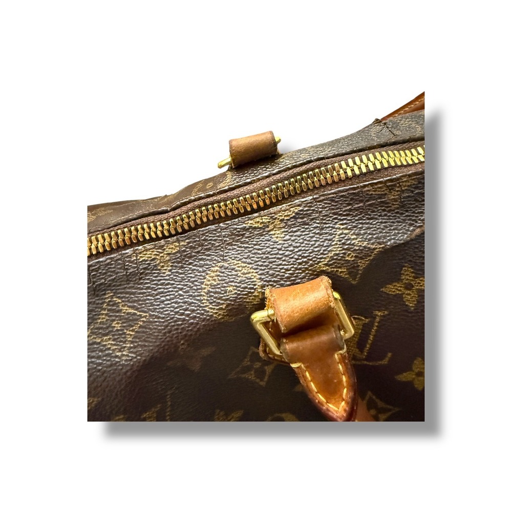 Louis Vuitton Speedy 30 Monogram Canvas Handbag Brown Satchel Classic - Picture 7 of 16